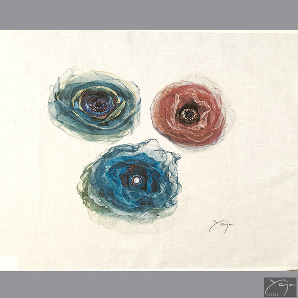 Imaginary Flowers - Tea towel No.9