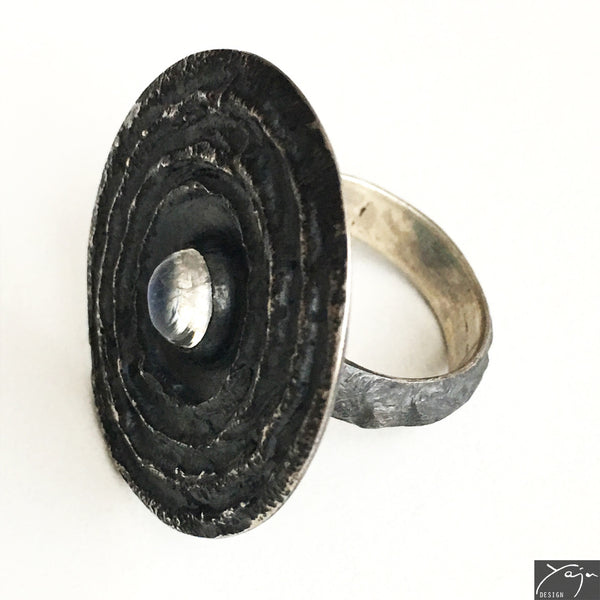 Silver & Moonstone Ring No.3